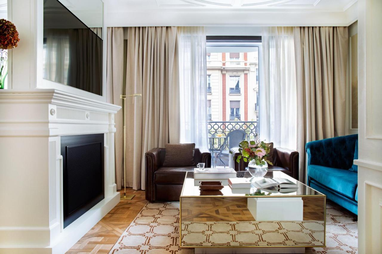 Bless Hotel Madrid - The Leading Hotels Of The World Экстерьер фото A living room in a suite at the Mandarin Oriental, Paris